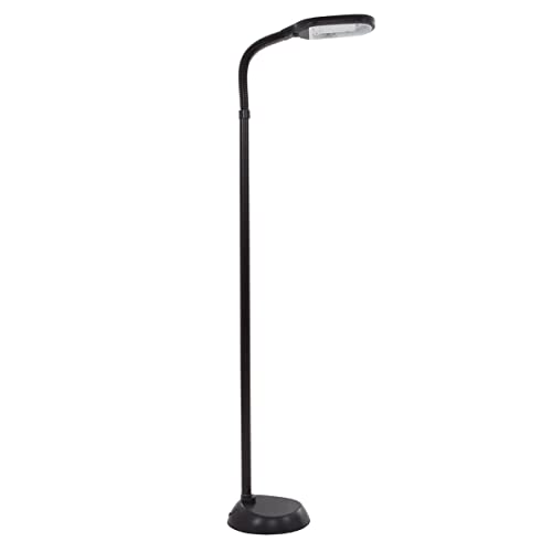 Floor Lamp - Full Spectrum Natural Sunlight Lamp with Bendable Neck - Reading, Craft, Studying, and...