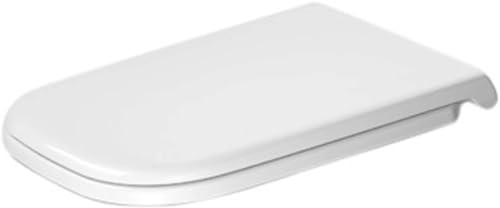 Duravit WC seat D-Code long with stainless steel hinges without soft close, 1 piece, white 60310000