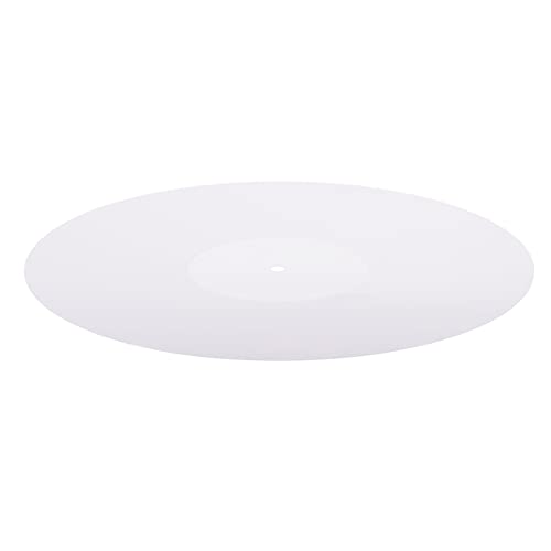 Tapis pour platines vinyles DOITOOL acrylique blanc contre poussière et statique