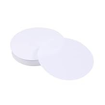 Cabilock 200pcs Qualitative Filter Qualitative Paper Epic Experimental Filter Circle Lab Paper Separating Medium Laboratory Chemistry Filter Papers Grade Scientific White