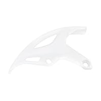 EMSea Weißer Kunststoffschutz für die Hintere Bremsscheibe des Motorrads 72 mm Lochabstand Kompatibel mit Honda CR/CRF 125/250/450 RX 2002–2022 165 x 105 mm