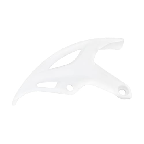 EMSea Weißer Kunststoffschutz für die Hintere Bremsscheibe des Motorrads 72 mm Lochabstand Kompatibel mit Honda CR/CRF 125/250/450 RX 2002–2022 165 x 105 mm