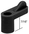 CRL Black 7/16" Plastic Window Screen Clips - Bulk Pack of 100 by CR Laurence