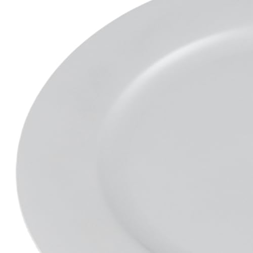 Set de 100 Platos Cargadores Redondos 13 pulg Plata miniatura 4