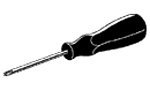 TAMIYA Screwdriver #1M + TAM74007 Hand Tools Misc