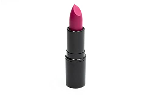 Image of Pure Ziva Cranberry Red Deep Fuchsia Pink Matte Lipstick Color Moisturizing Paraben Free, No Animal Testing & Cruelty Free Lip Makeup Color