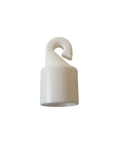WHITE Hook for Control wand/rod/stick/tilter for VERTICAL blinds (VT1056), 12mm