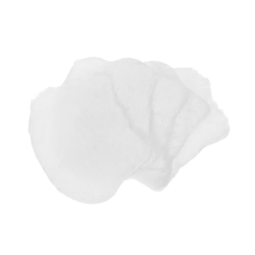 Tapis chat blanc miniature en peluche pour maison de poupée et décoration diy