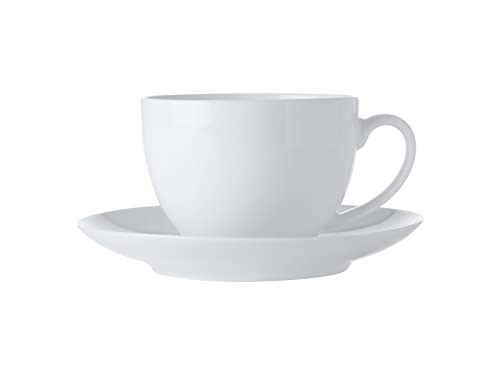 Maxwell & Williams White Basics Cup and Saucer, 280 ml