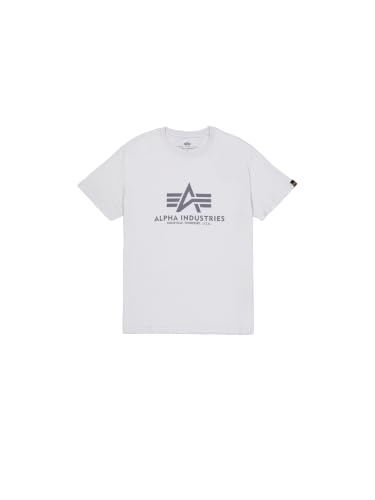 Alpha Industries Basic T-Shirt für Herren Pastel Grey – Ansicht 1