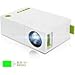 Mini Mobile Projector, Deeplee Portable Home Projector built-in Rechargeable Battery Speaker USB/AV/HDMI support TV Box Flash Drive Micro SD PC Laptop Console for Family Movie Night Video Game