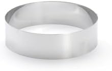 De Buyer - Cercle à entremets rond en inox - 16 x 4,5 cm - Fabriq...