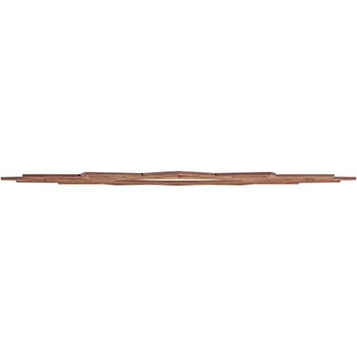Image of Ekena Millwork 28 inchOD x 10 3 /4 inchID x 3 /8 inchT Eleanor Wood Fretwork Pierced Ceiling Medallion, Walnut