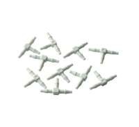 DCI International 0082 1/16'' Plastic Tee, 2 ea. (Pack of 10)