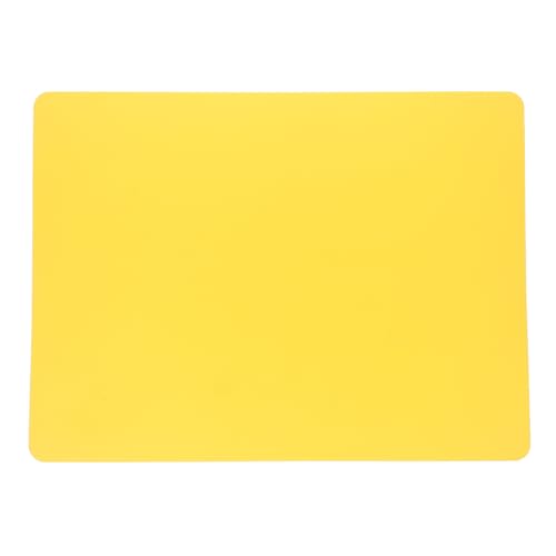 STOBOK 北欧風 シリコンテーブルマット 防水 防? 耐熱 すべり止め キッチンカウンターマット 撥水 拭ける イエロー 家 ホテル用
