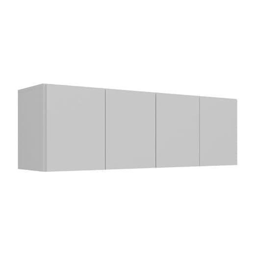 Armário de Cozinha Aéreo 4 Portas Multimóveis Mp2156 Branco