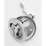 Marine Part Depot Stainless Steel Flush Hatch Lift with Back Plate