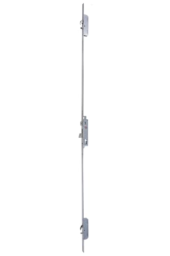 Yale 6500YGEC25INOX Cerradura multipunto de Perfil Estrecho y Tres Puntos de Cierre Frontal y Palanca 6500YG, Inoxidable, Entrada 25 mm