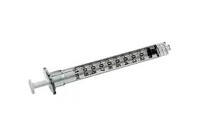 SIRINGHE 1ML LUER LOCK CF.100PEZZI