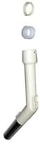 Vacuum Repair Kit White Curved Hose End works with 32-1395-94