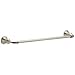 24 Inch Brushed Nickel Finish Lorain Single Towel Bar
