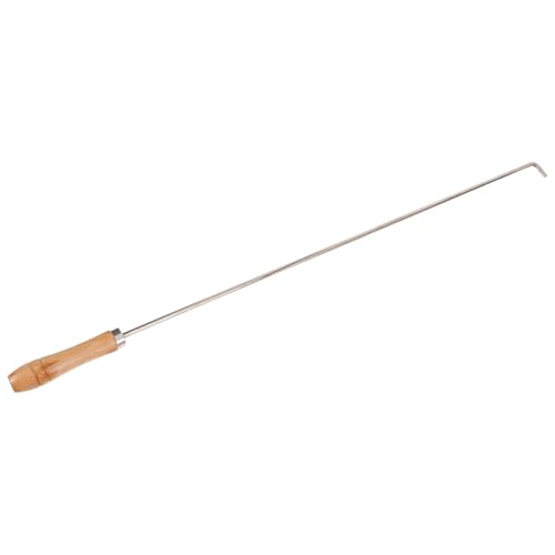 LOORGVEL Gancho para Levantar Tapa de Alcantarilla de Hierro y Madera Elevador para Puertas Corredizas Resistente Corrosión Herramienta Multiusos para Elevación Segura Exteriores
