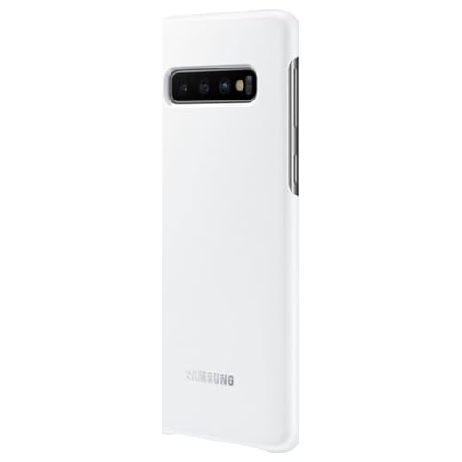 Samsung Galaxy S10 LED-fodral – officiell Samsung Galaxy S10 fodral/skyddsfodral med LED-skärm och ljusshow – vit