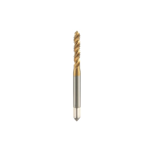 Image of 4-40 Spiral Flute Thread Taps,High Speed Steel Machine Tapping Tools for Machinist Repair,DRINYOUNG (Spiral Flute Taps, 4-40)