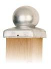 GreenSeason postes Tapa bola galvanizado 71 x 71 mm Cover