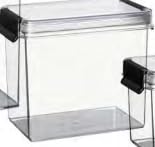 CUBETAS GASTRONORM ® - Bote cocina rectangular OSLO con cierre hermético 1,7L 17x11x15 Fervik