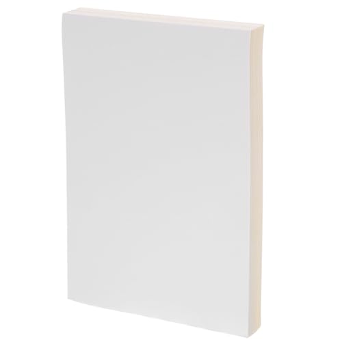 KAILIKETIY de Papel Adhesivo Blanco Papel Vinilo Auto Adhesivo Multiusos Resistente a Rayaduras 100 para Impresora A5 Adecuado para Oficina y Etiquetas