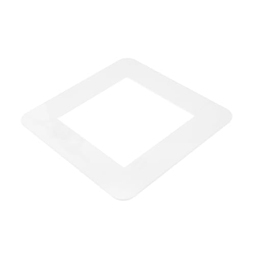 ANDRESLAD Placa de Interruptor de Luz Acrílica Decorativa Protección y Instalación Diseño Moderno para Decoración Placa Individual para Enchufes y Interruptores de Luz