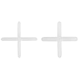 Tile Spacers for Tiling and 1mm and 1 5mm Tile Spacers, 2500Pcs Ceramic Tile Spacers, PE Tile Spacers, Tilers Plumber Tools (1 5mm)