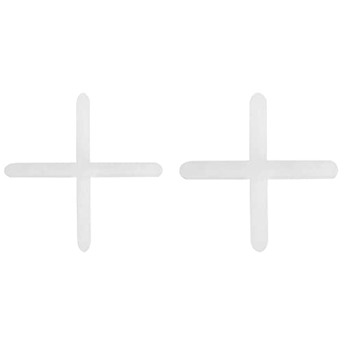 Tile Spacers for Tiling and 1mm and 1 5mm Tile Spacers, 2500Pcs Ceramic Tile Spacers, PE Tile Spacers, Tilers Plumber Tools (1 5mm)