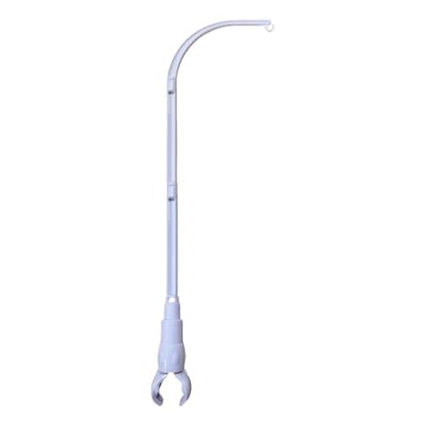 Sweetfamily 32 inch Crib Mobile Arm Nursery Mobile Arm Baby Mobile Hanger,Extra Long Mobile Arm for Crib,The Claw Part can be Adjusted Width,DIY Toy Decoration Cover