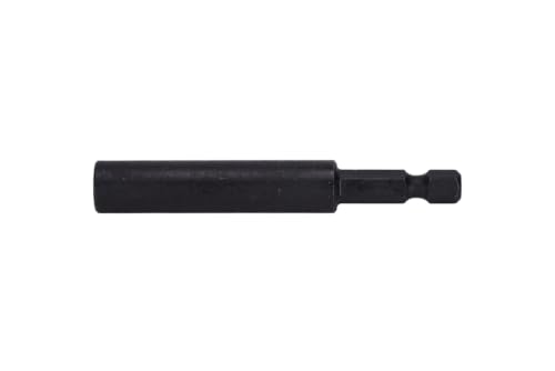Image of Century Drill & Tool 66503 Impact Pro Magnetic Screwdriving Bit Holder | 1 /4 inch hex shank, precision-fit tip black oxide finish, heat-resistant coating