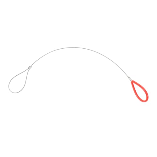 Hemobllo Security Steel Cable Lock Cable Loop Silver Safety Cables Steel Wire Security Cable