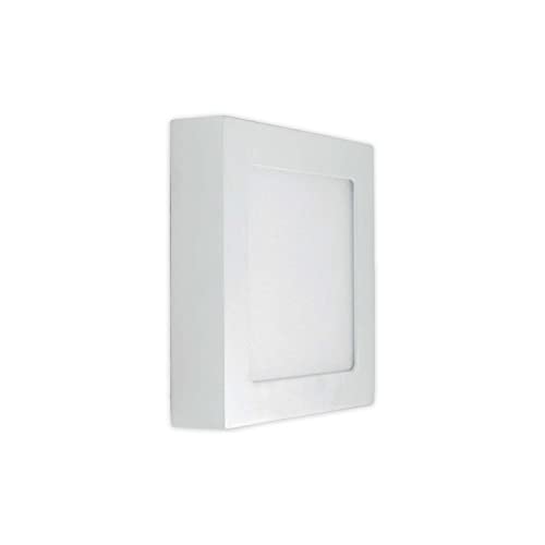 Image of Jaquar Lighting 6-Watt LED Nero Surface Mounted Square Panel Light (390 Lumen, Cool White)