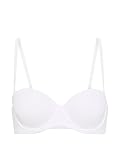 Victoria's Secret Pink Wear Everywhere Strapless Push Up Bra, Padded, Adjustable Straps, Optic White, (34C)
