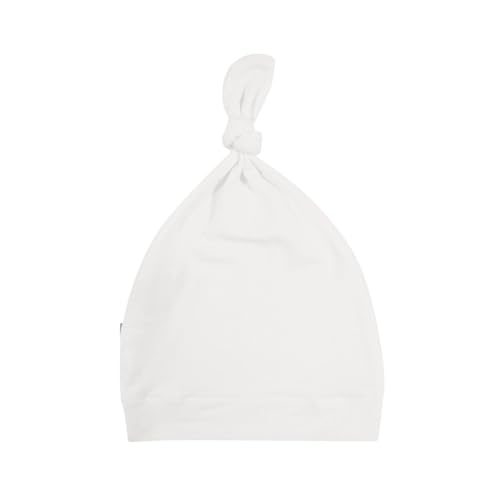 KYTE BABY Unisex Rayon Made from Bamboo Baby Beanie Soft Knotted Cap, Newborn, Cloud