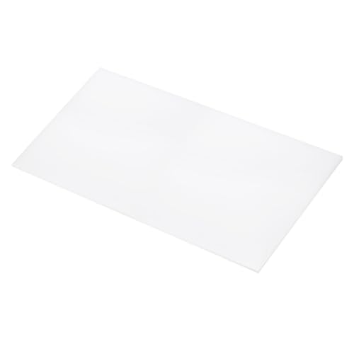 Image of 12 x 24 Inch UHMW Polyethylene Sheets, 1 /4 Inch Thick Ultra High Molecular Weight White Plastic Sheet [for Home, Industrial]