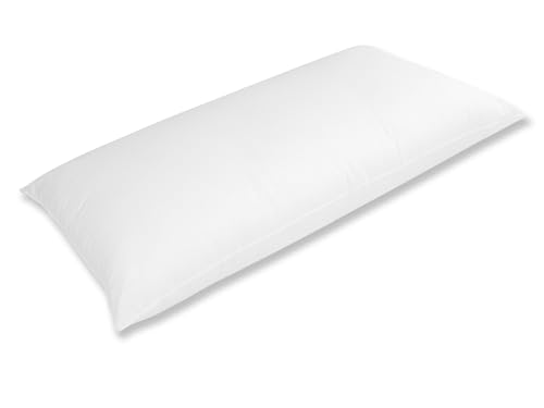 Moshy Almohada Nova de Fibra Virgen Fibertex, Firmeza Media, Funda de Microfibra Suave (50x70 cm)
