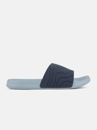 Image of Men & Boys Embossed Sliders | Soft EVA Flip Flops & Slippers