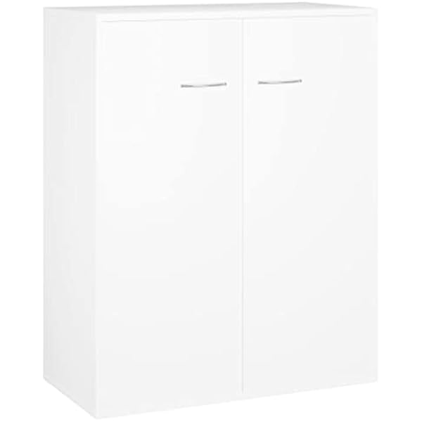 vidaXL Szafka, biała, 60x30x75 cm, materiał drewnopochodny