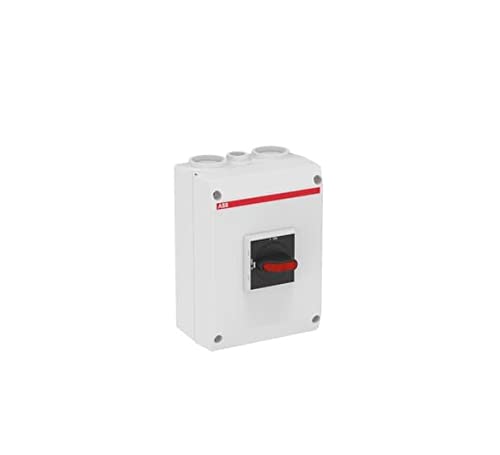Interrupteur boîte OTP45B3M ABB Entrelec 3 modules noir