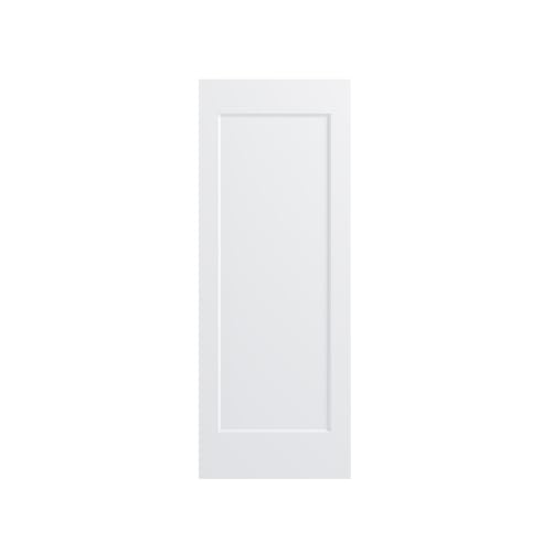 Image of BARNSMITH 32x84 in 1-Panel White Primed Molded Door Slab, Shaker Style Paintable Hollow Core Interior Door Panel, for Pocket, Swing, Sliding Door, Durable and Lightweight, No Assembly Required