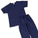 Scrub Pants, Elastic, Tapered, Peacock, Extra Small