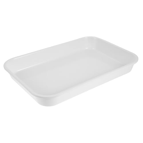 STOBAZA Rectangle Snack Tray Versatile Multipurpose Serving Dish for Decorative Bread Display