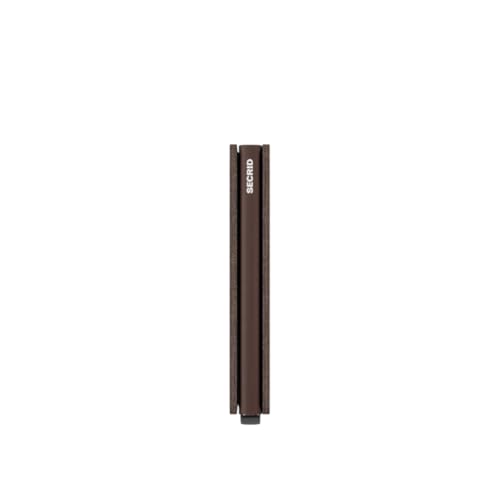 Image of Secrid Slimwallet Brown One Size Unisex Adults