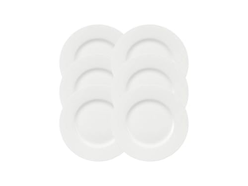 Villeroy & Boch 10-4412-2650 Frühstücksteller Royal, Porzellan, Weiß, 22.5 x 22.5 x 7.5 cm, 6 Einheiten